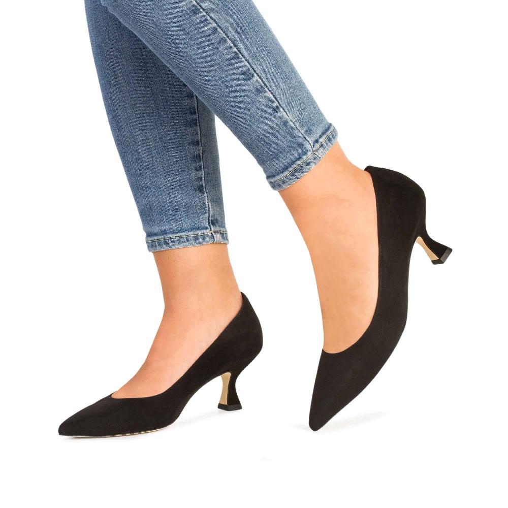paco gil AITANA BLACK SUEDE Envío internacional gratuito