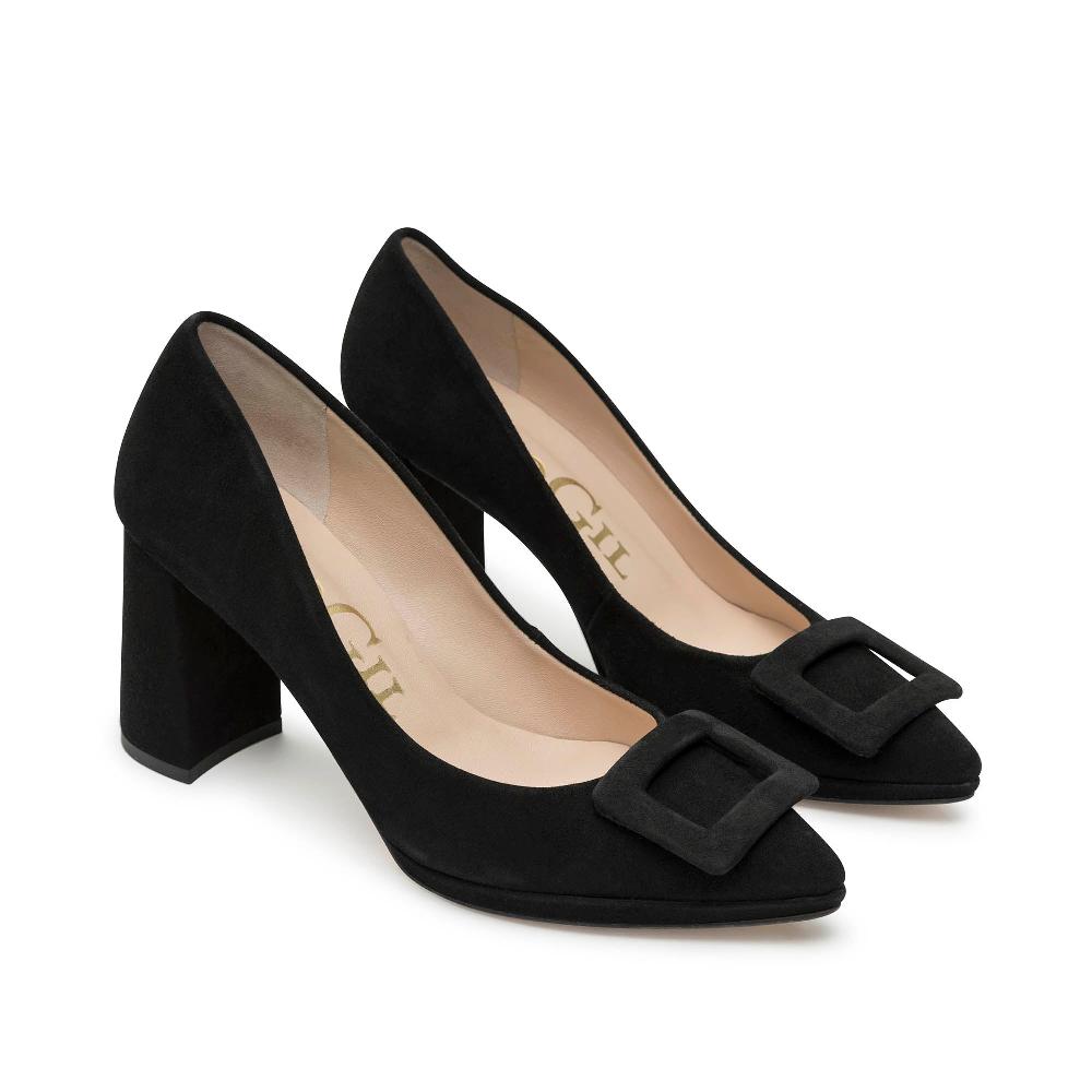 paco gil TERESA BLACK SUEDE Libre de impuestos