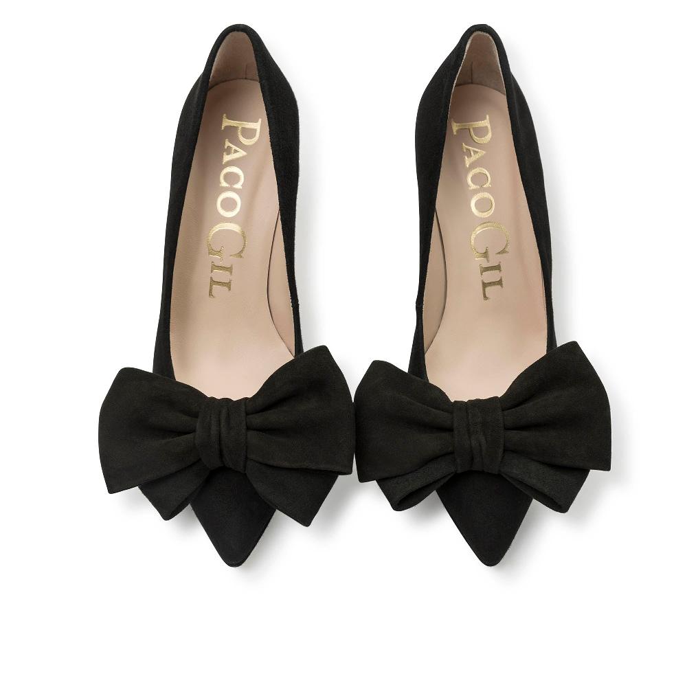 paco gil CLARA BLACK SUEDE Oferta exclusiva