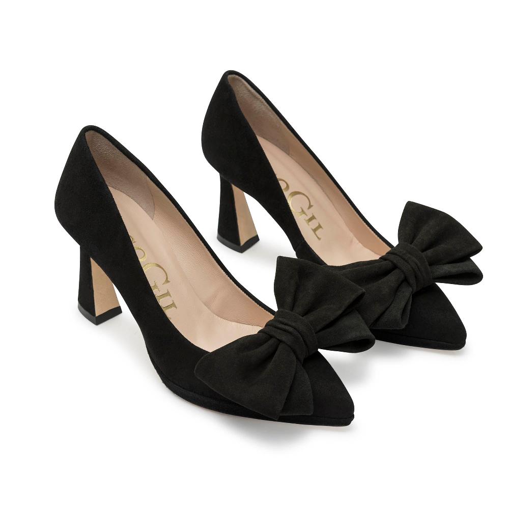 paco gil CLARA BLACK SUEDE Oferta exclusiva