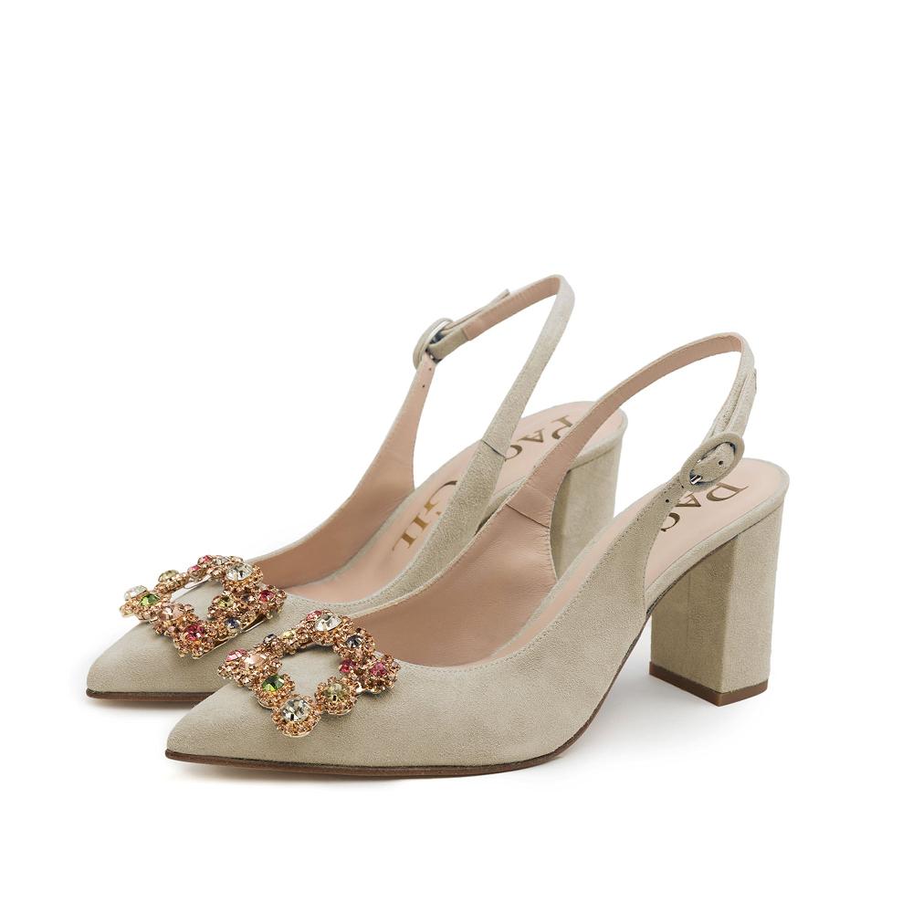 paco gil SELENE BEIGE SUEDE Ofertas de temporada