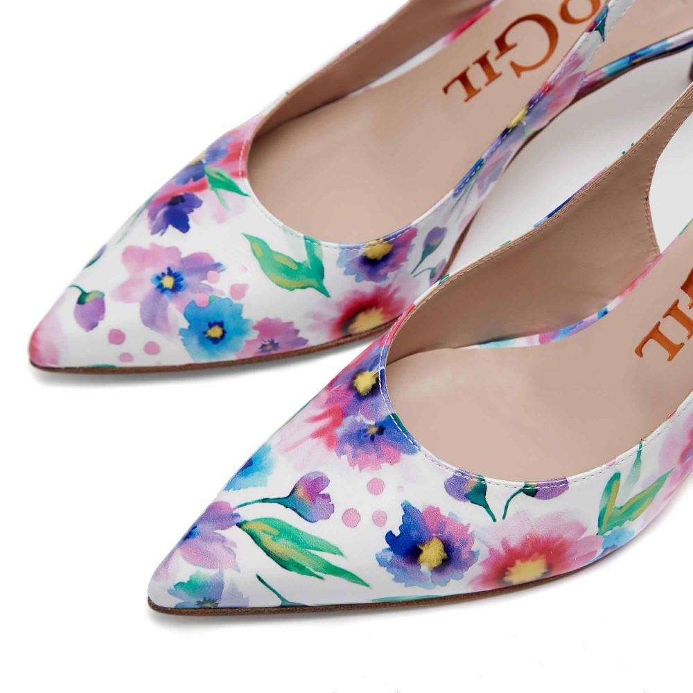 paco gil LUCIA FLOWER PRINT BLUE Devoluciones gratuitas