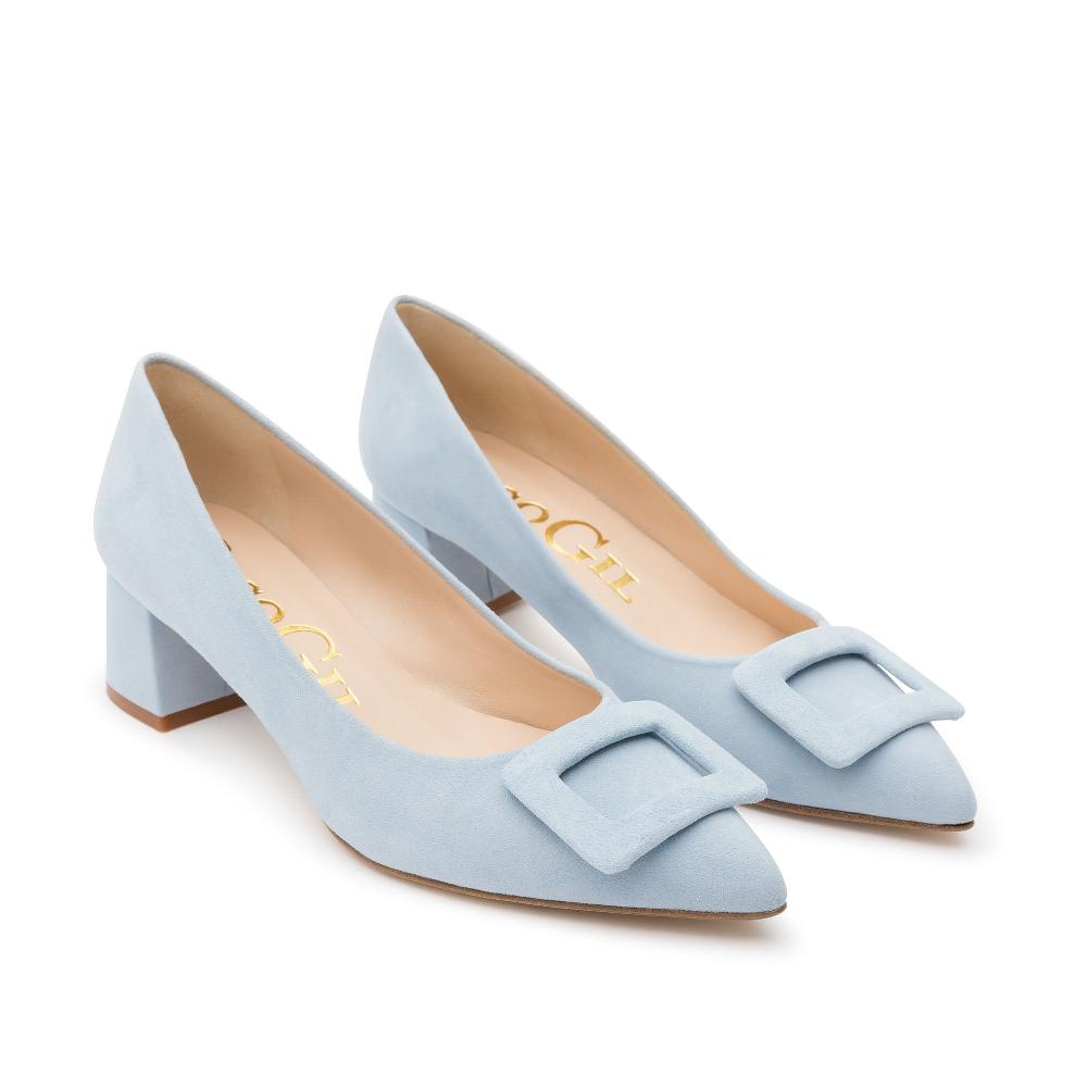 paco gil SANDRITA BLUE SUEDE Outlet