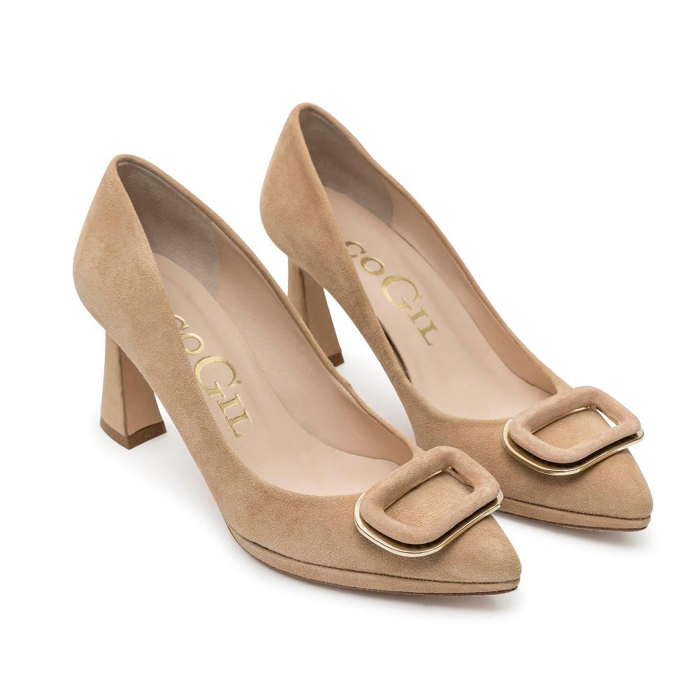 paco gil CELIA BEIGE SUEDE En oferta