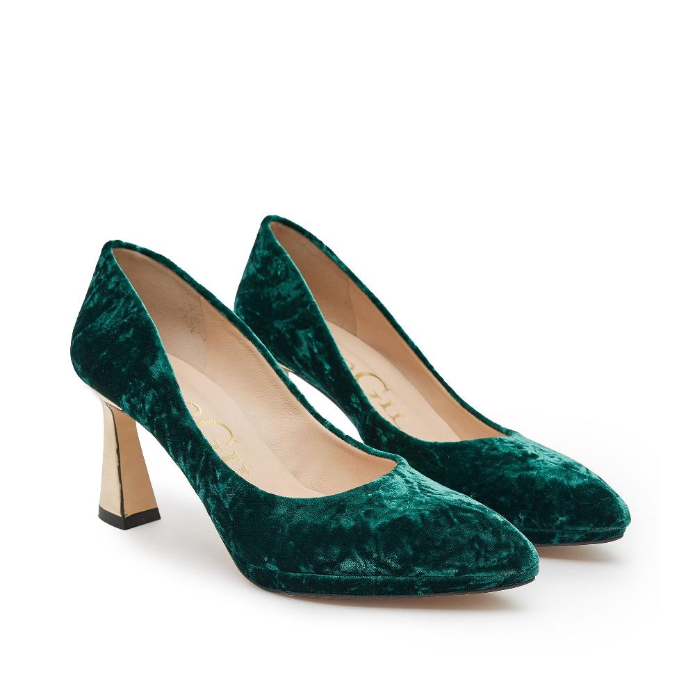 paco gil REGINA GREEN VELVET Ventas relámpago