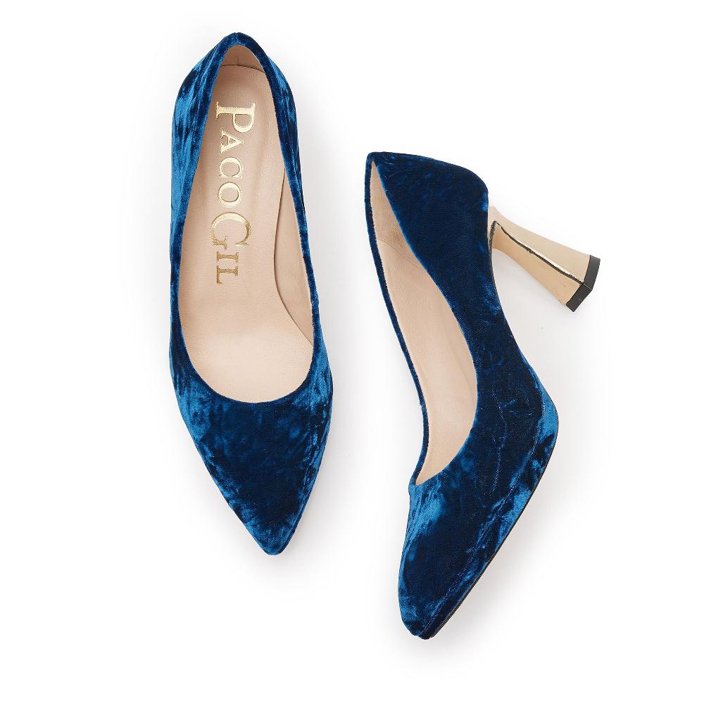 paco gil REGINA NAVY VELVET Descuento