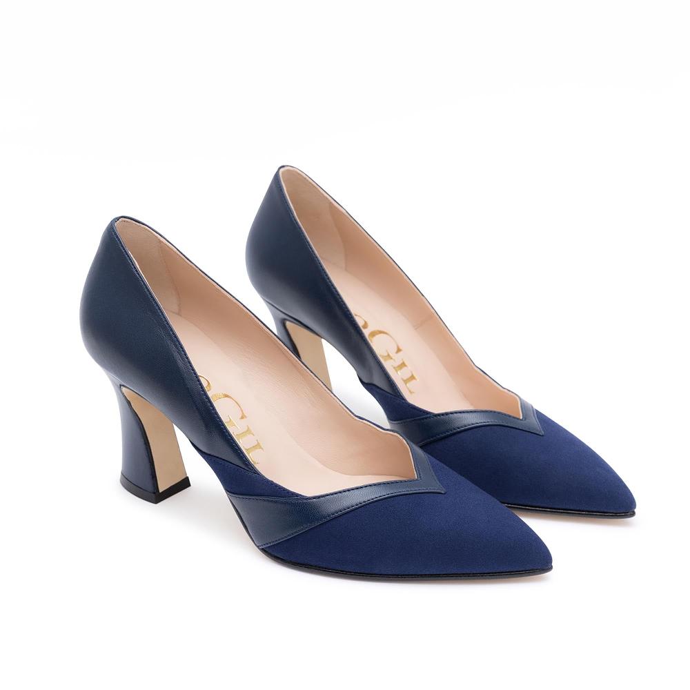 paco gil CARINA NAVY SUEDE/NAPA Mejor oferta