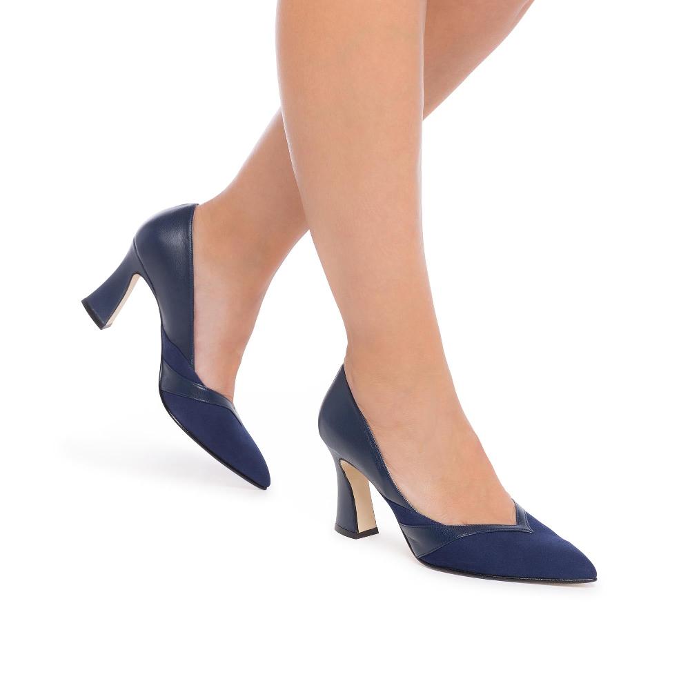 paco gil CARINA NAVY SUEDE/NAPA Mejor oferta