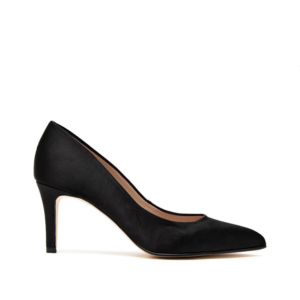 paco gil RITA BLACK IMPERIAL SATIN