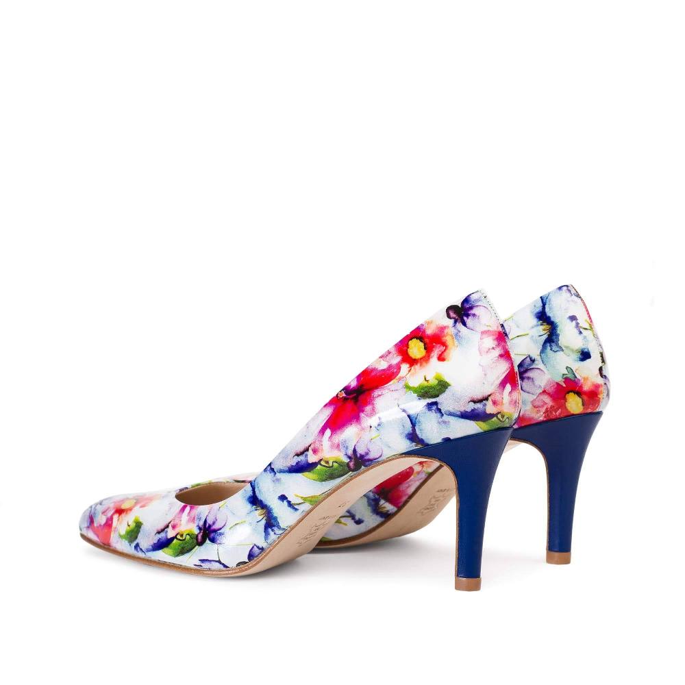 paco gil RITA BLUE FLOWER PRINT Solo hoy