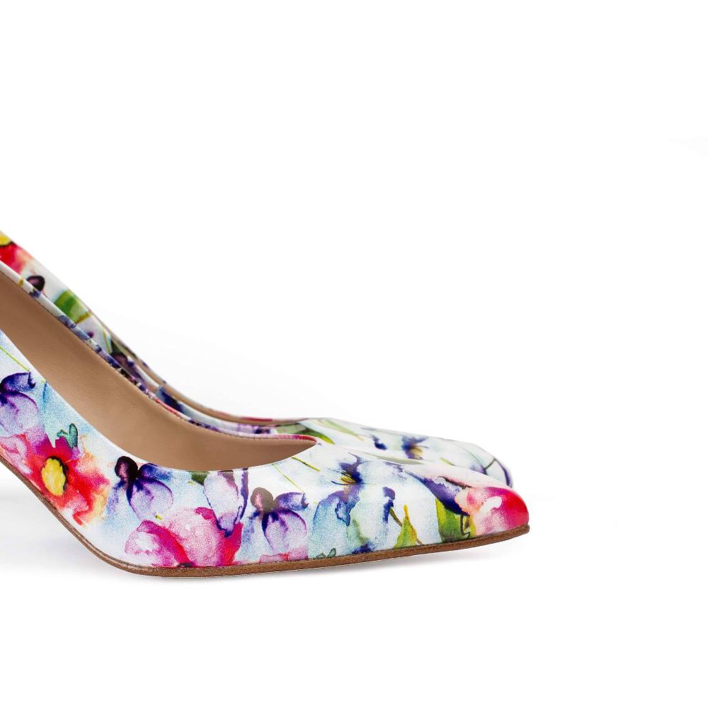 paco gil RITA BLUE FLOWER PRINT Solo hoy