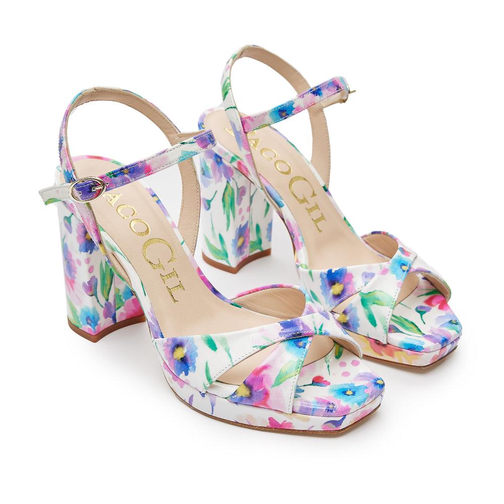 paco gil CYNTHIA BLUE FLOWER Grandes descuentos
