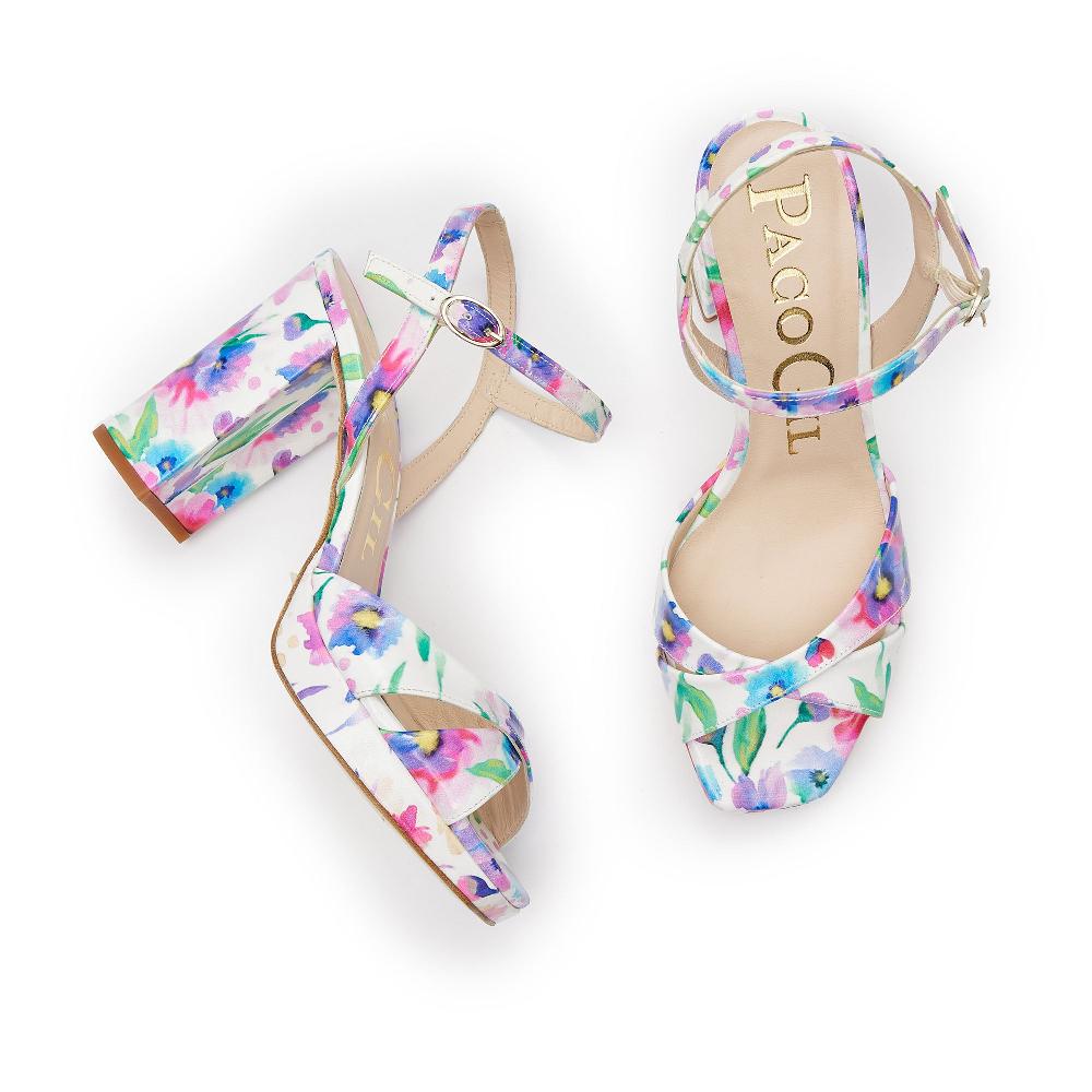 paco gil CYNTHIA BLUE FLOWER Grandes descuentos