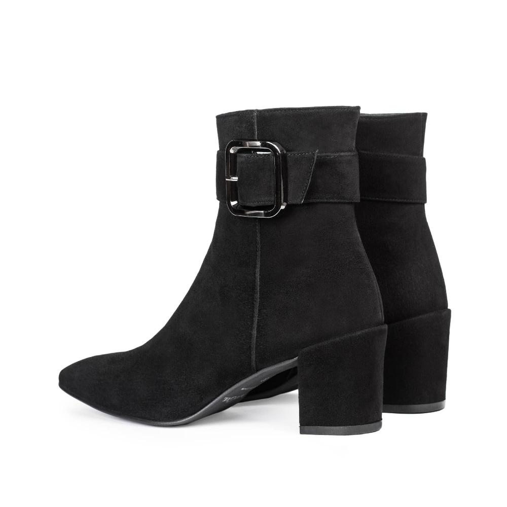 paco gil CRISTINA BLACK SUEDE Rebajas de fábrica