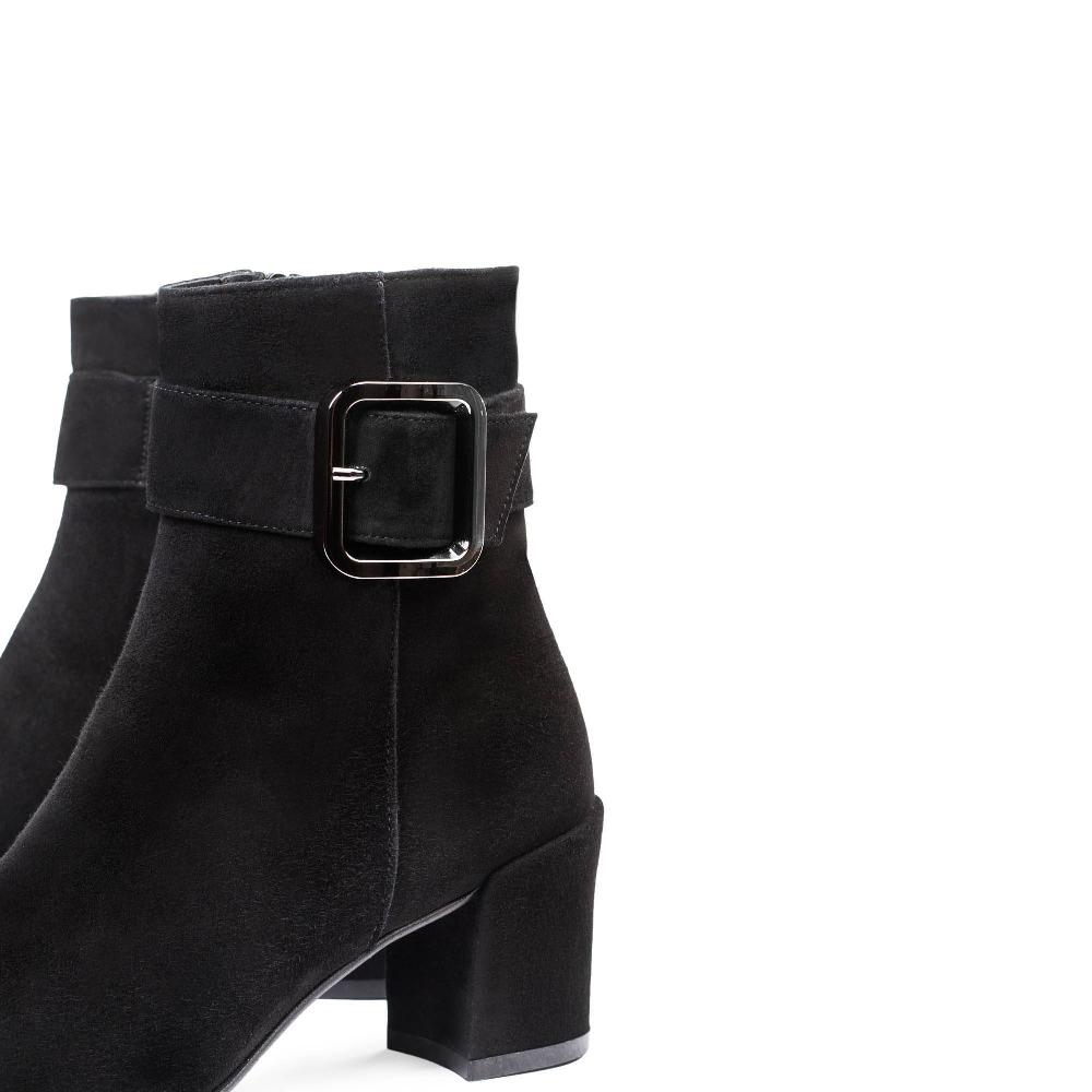 paco gil CRISTINA BLACK SUEDE Rebajas de fábrica