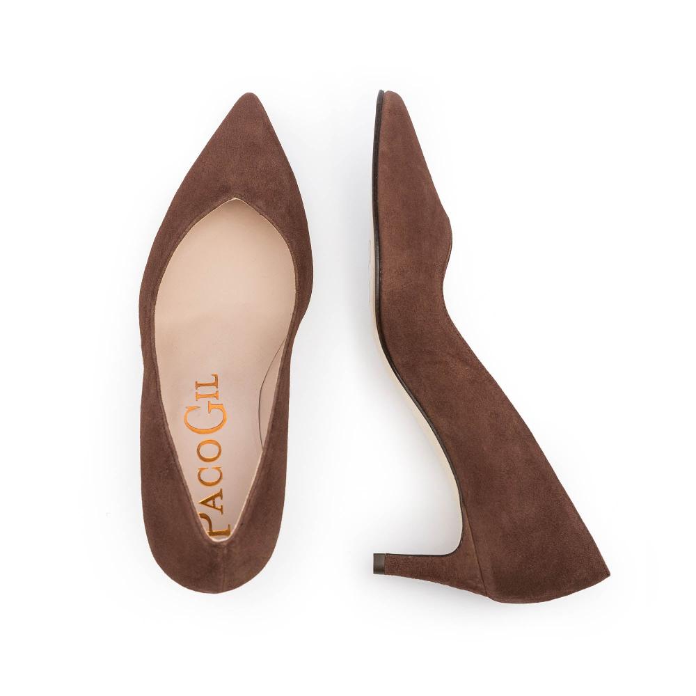 paco gil VIOLETA BROWN SUEDE Envío gratis