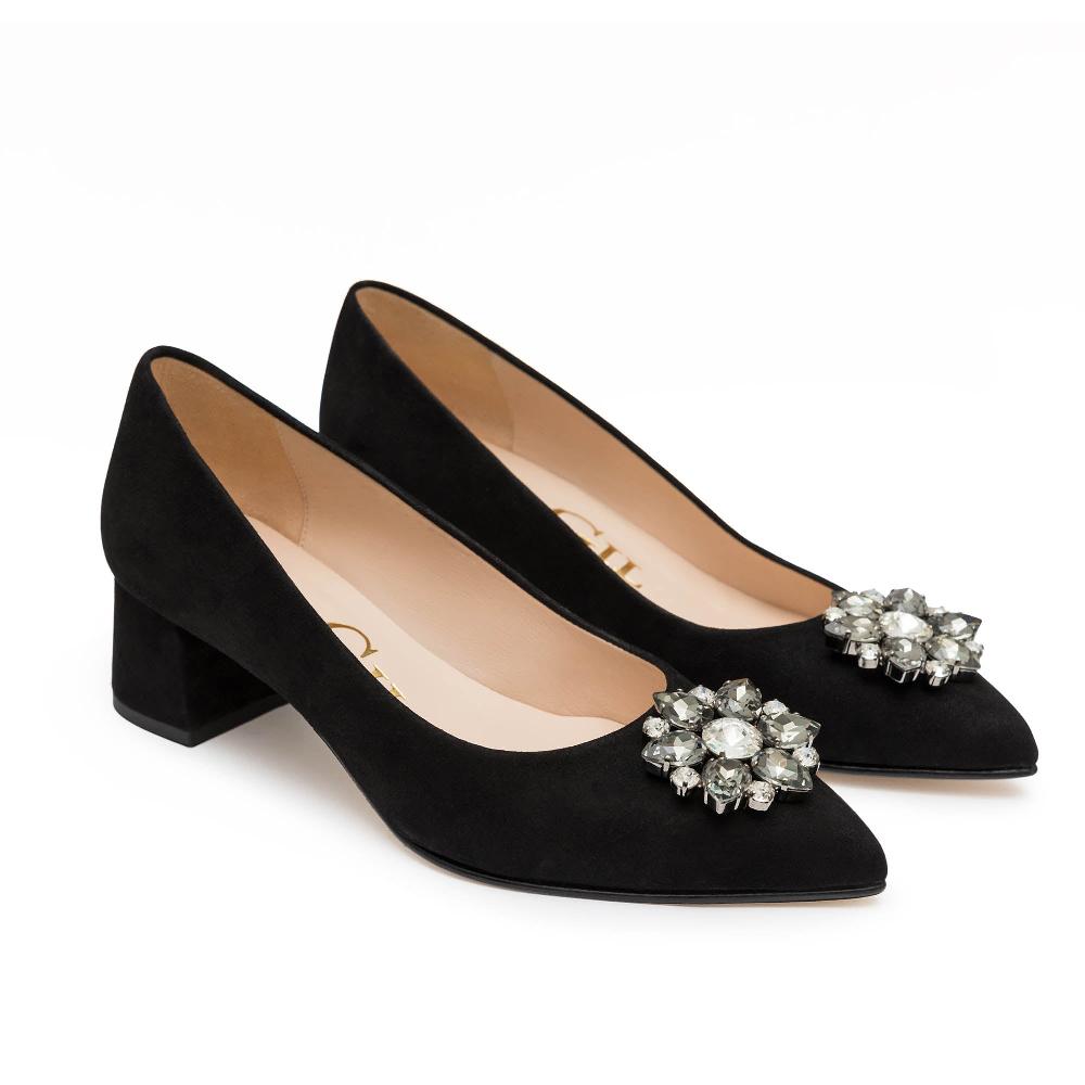 paco gil TIARA BLACK SUEDE COMPRAR AHORA