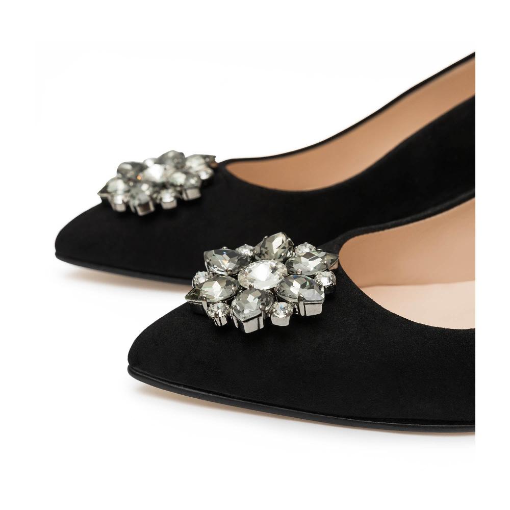 paco gil TIARA BLACK SUEDE COMPRAR AHORA