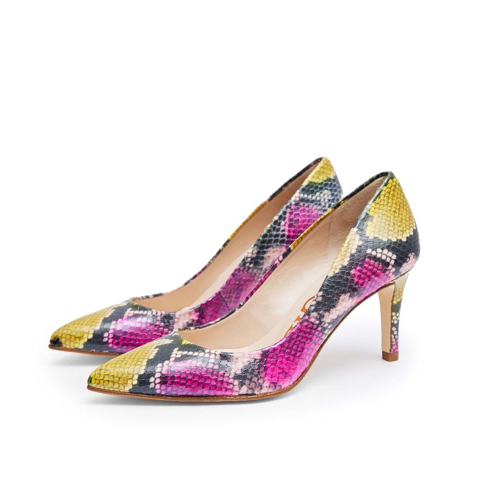 paco gil RITA YELLOW SNAKE Oferta especial de fábrica