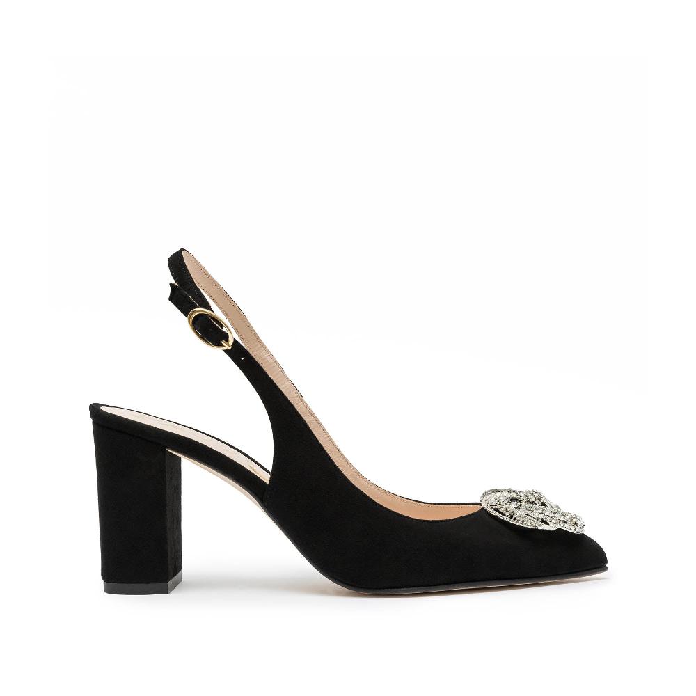 paco gil MAYA BLACK SUEDE