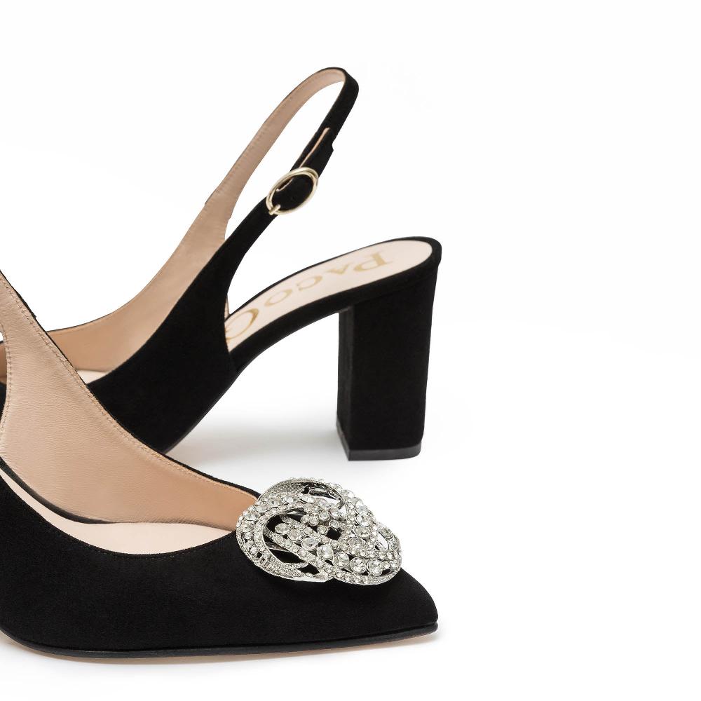 paco gil MAYA BLACK SUEDE Precios de Black Friday