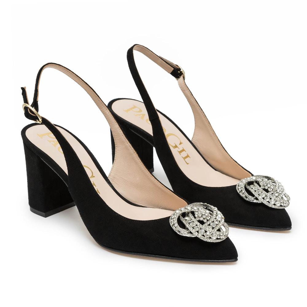 paco gil MAYA BLACK SUEDE Precios de Black Friday