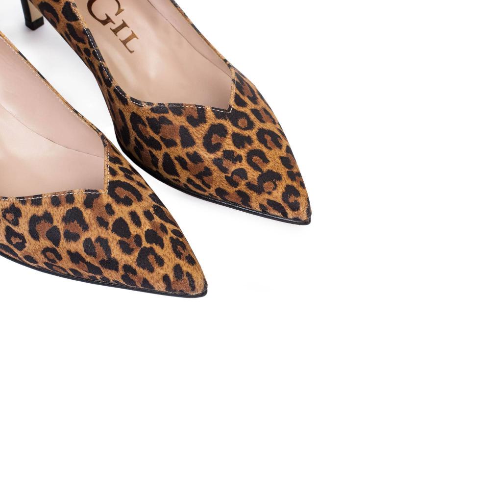 paco gil VIOLETA LEOPARD SUEDE Precio ultrabajo