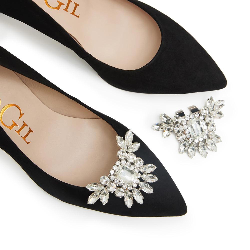 paco gil RITA BLACK SUEDE/BRIGHT SUN Devoluciones gratuitas