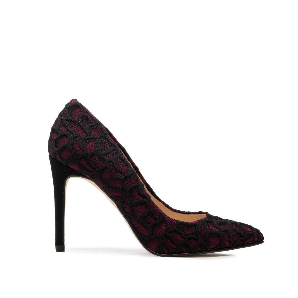 paco gil DESIRE RED/BLACK BROCADE Outlet