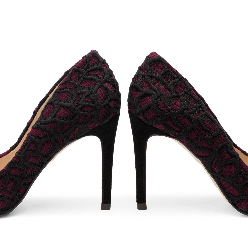 paco gil DESIRE RED/BLACK BROCADE Outlet
