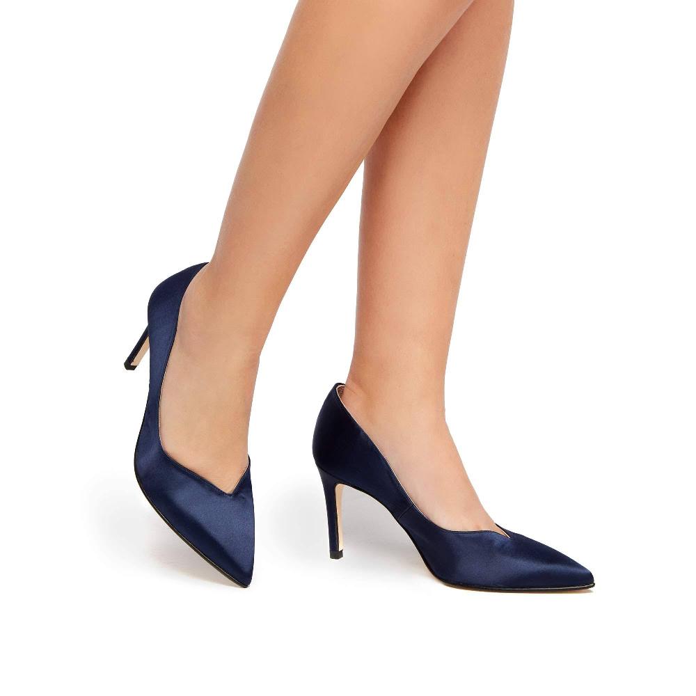 paco gil ITZIAR NAVY IMPERIAL SATIN Rebajas