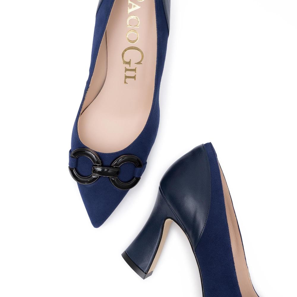 paco gil LUCRECIA NAVY SUEDE/NAPA Rebajas de fábrica