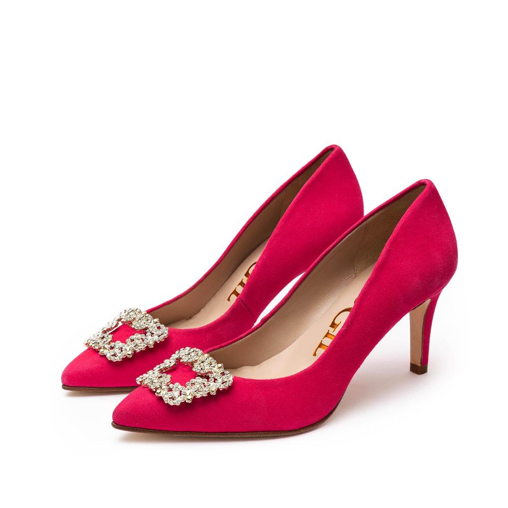 paco gil LYRA RED SUEDE Tienda