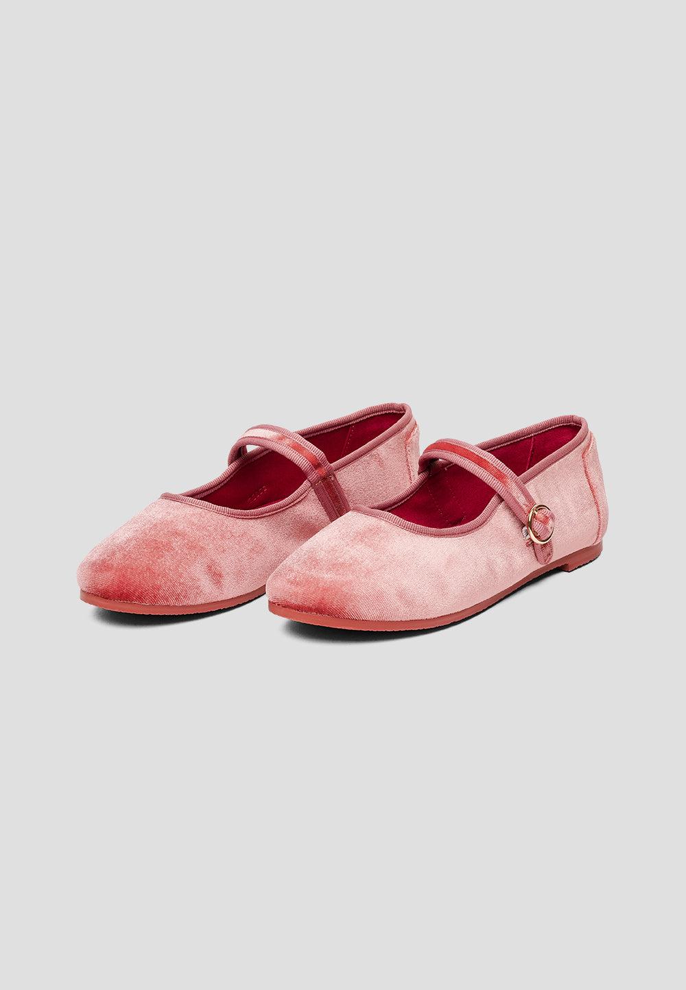 paez MARY JANE VELVET BLOSSOM PINK Superdescuento