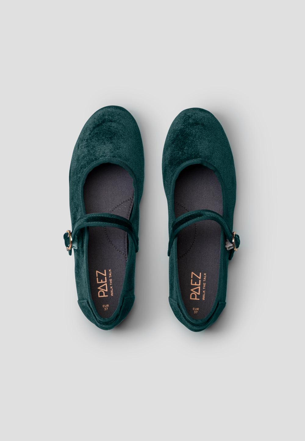 paez MARY JANE VELVET EVERGREEN Grandes descuentos