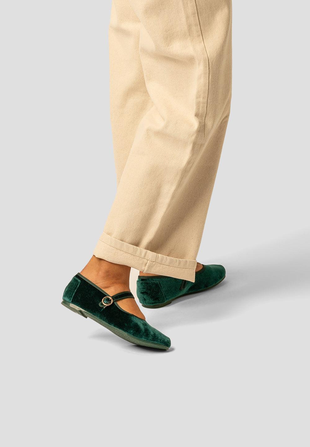 paez MARY JANE VELVET EVERGREEN Grandes descuentos
