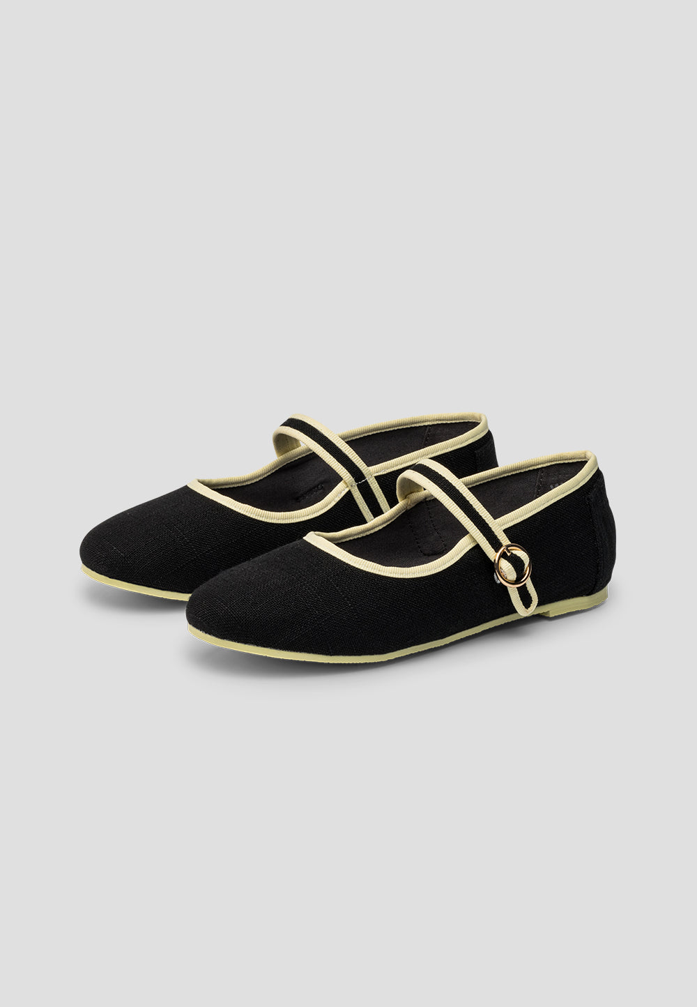 paez MARY JANE LINEN BLACK Precios de Black Friday