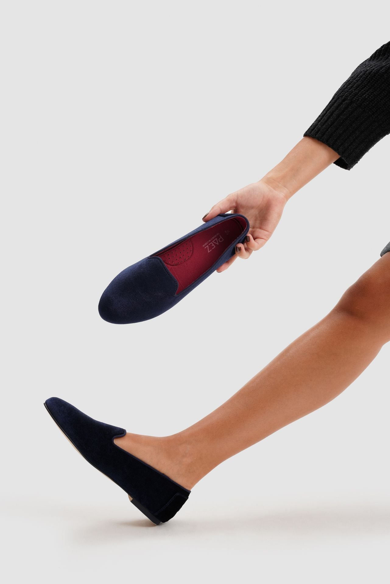 paez SLIPPER VELVET BLUEBERRY Envío gratis