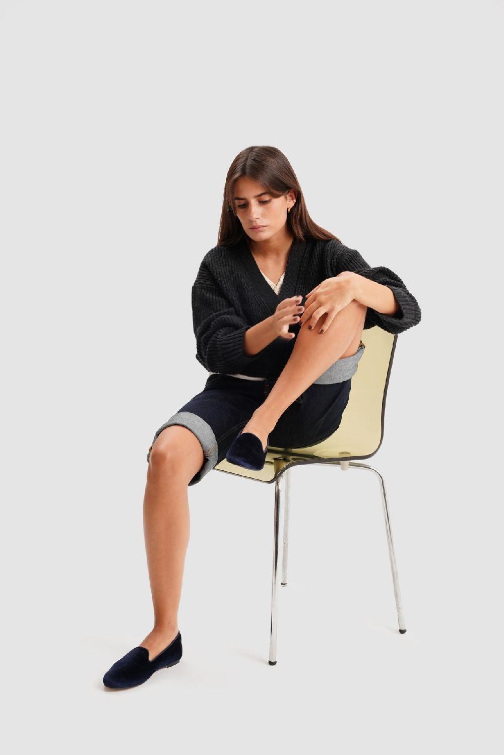 paez SLIPPER VELVET BLUEBERRY Envío gratis