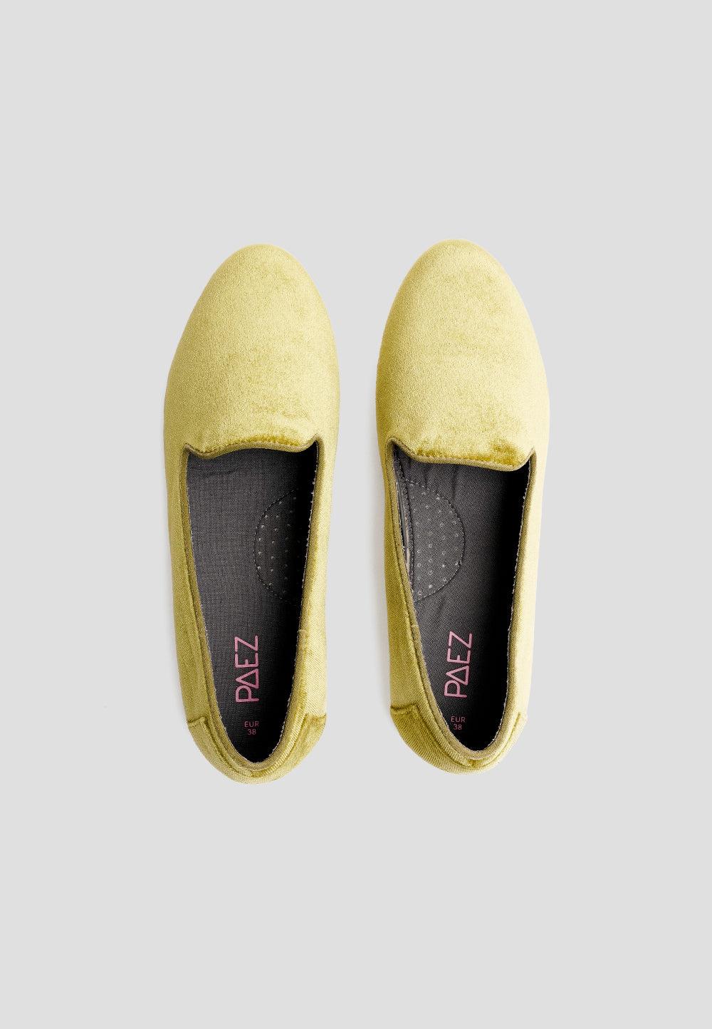 paez SLIPPER VELVET SYCAMORE GREEN Oferta especial