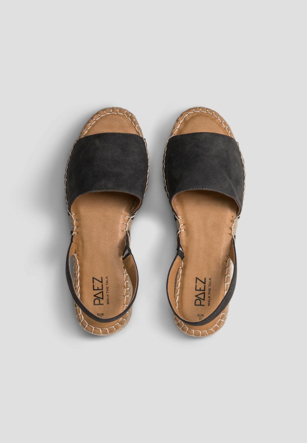 paez HEEL SANDAL BLACK Promoción por tiempo limitado