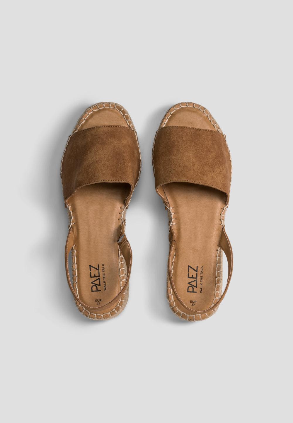 paez HEEL SANDAL CAMEL Solo hoy