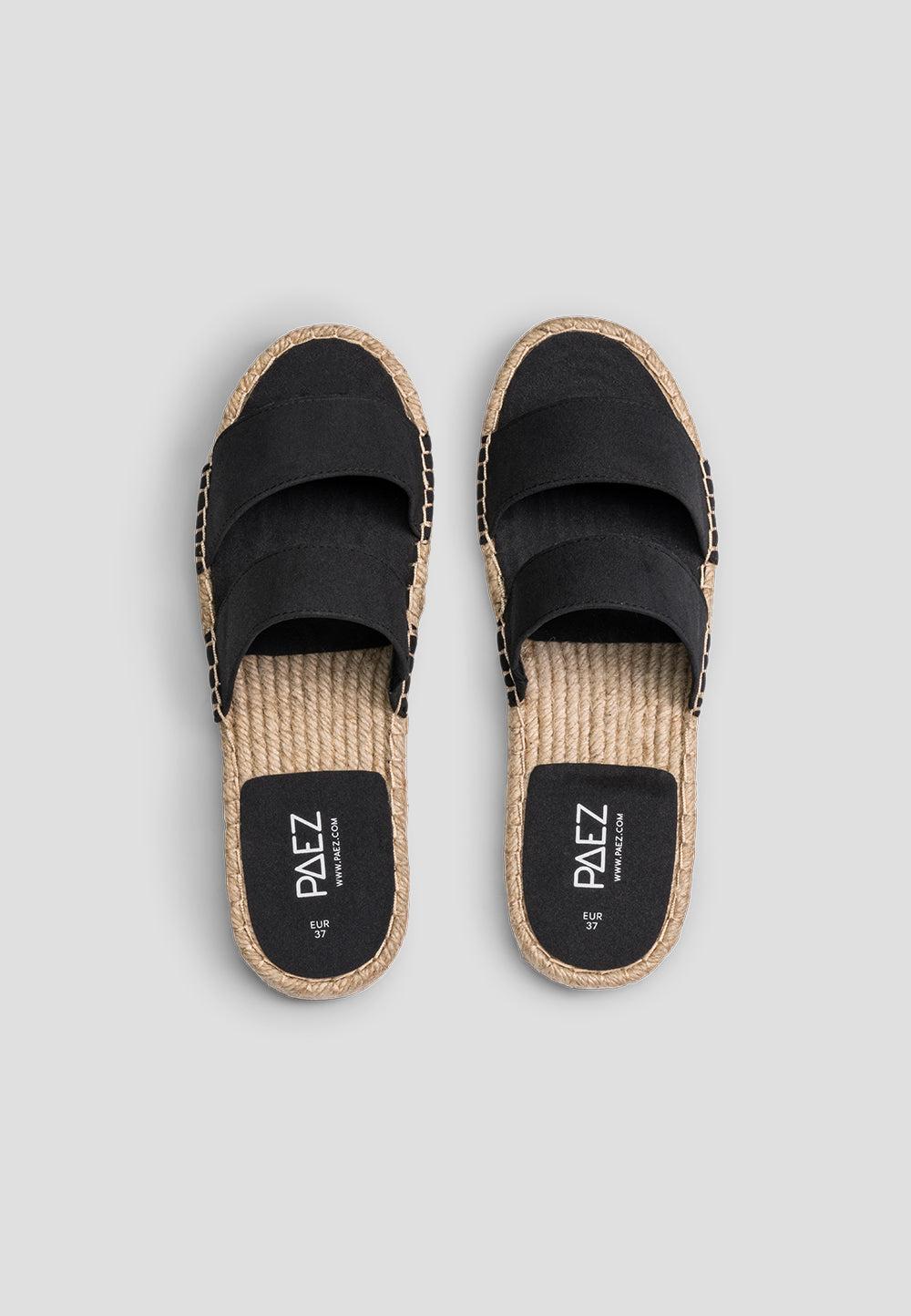 paez SANDAL STRAPS BLACK Oferta especial de fábrica