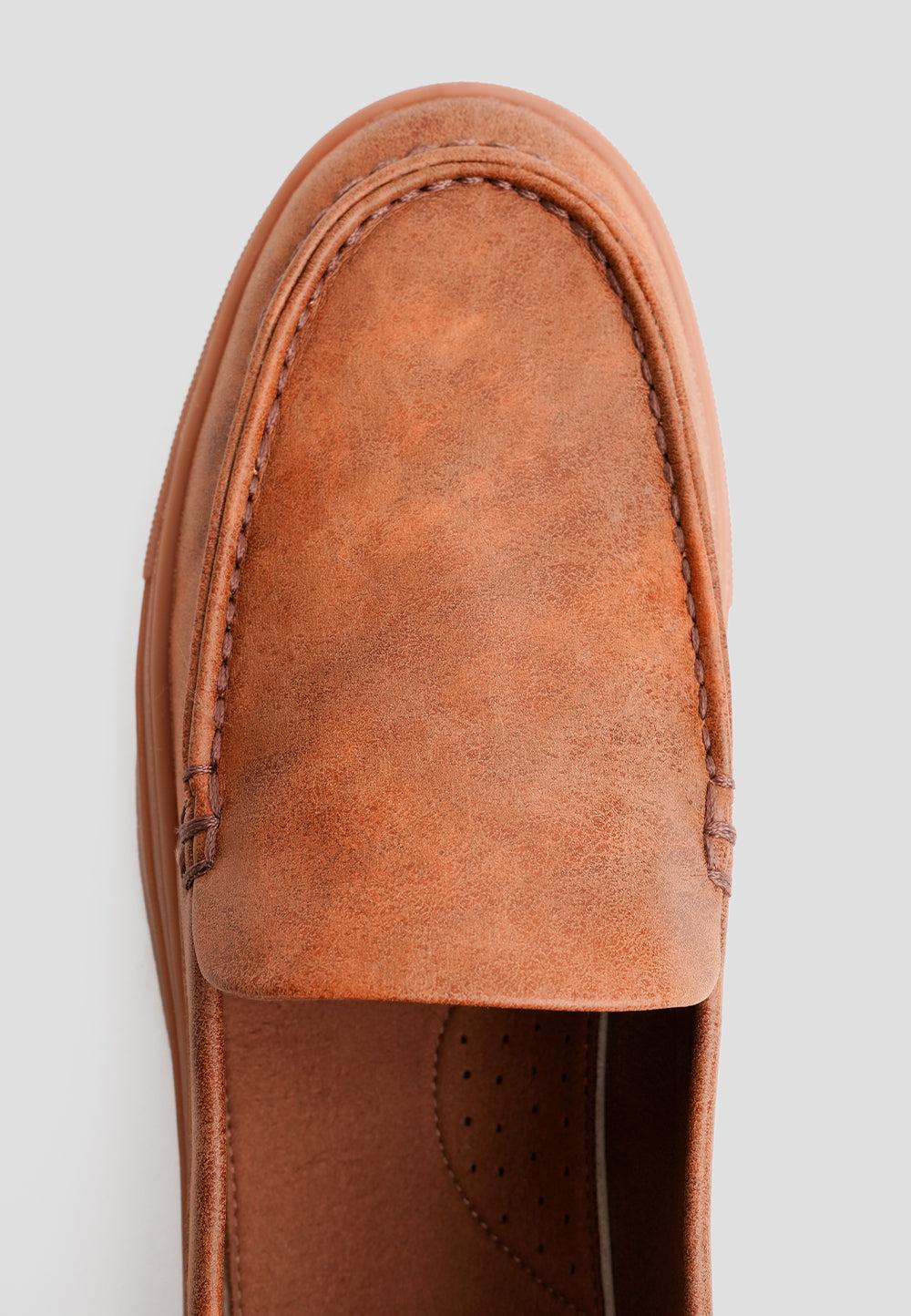paez LOAFER MICROFIBER NAPA CAMEL Tienda de fábrica