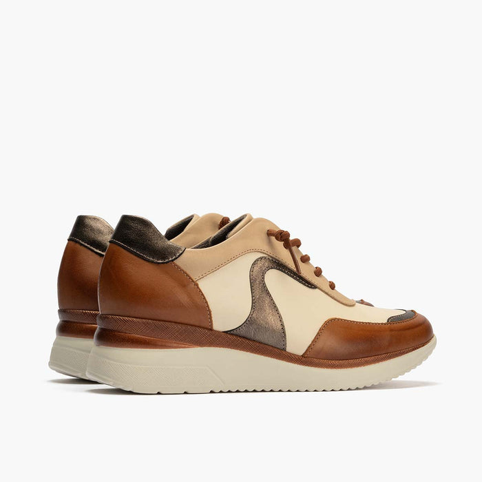 pitillos Zapato Deportivo Cordones mujer color cuero ÚLTIMAS EDICIONES