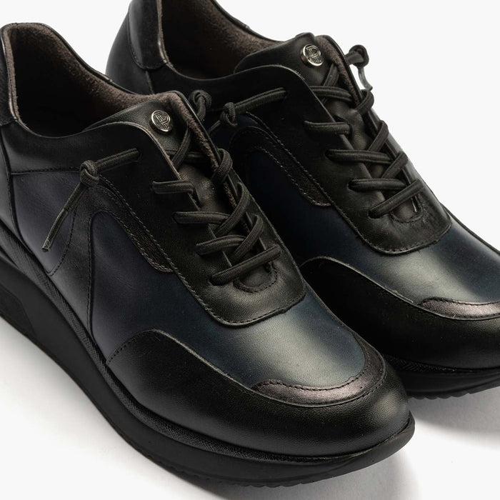 pitillos Zapato Deportivo Cordones de mujer color negro Últimos 2 días