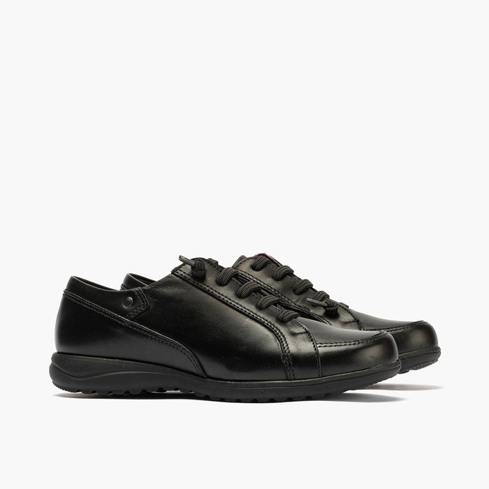 pitillos Zapato Deportivo Cordon Elástico de mujer color negro