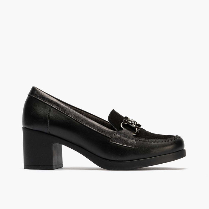 pitillos Mocasín Combinado mujer color negro