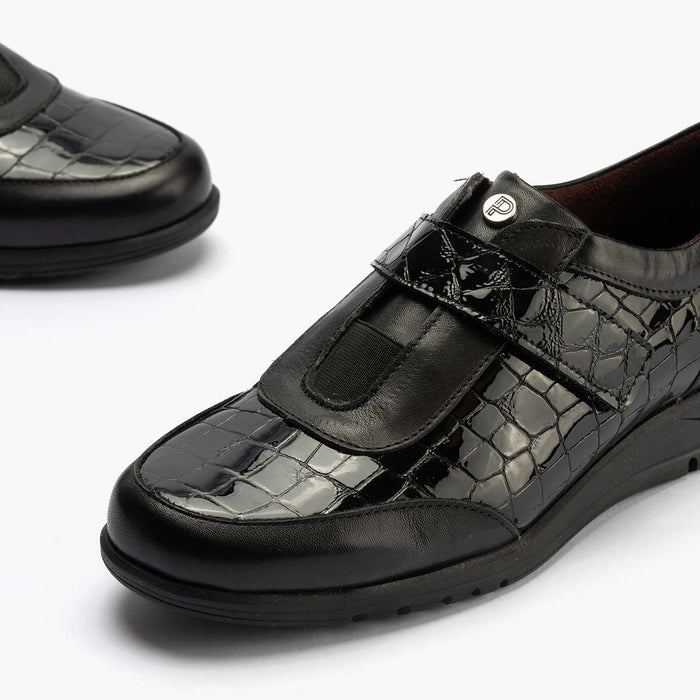pitillos Zapato Deportivo Combinado de mujer color negro Grandes ahorros