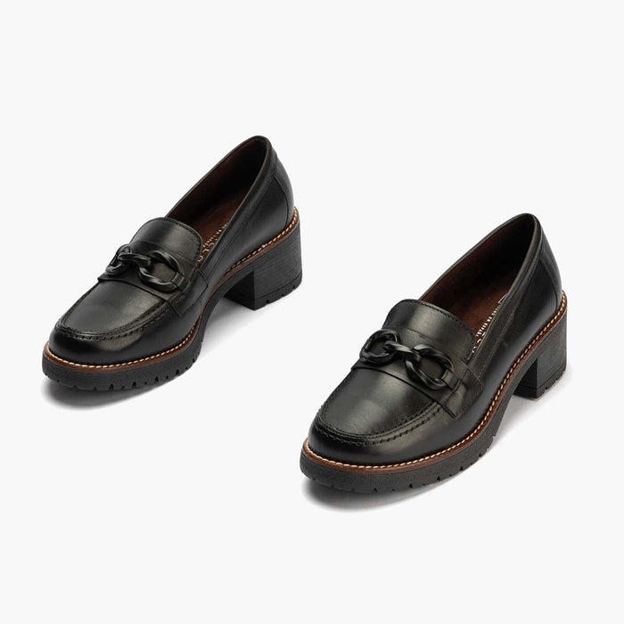 pitillos Mocasín en Napa mujer color negro Ofertas